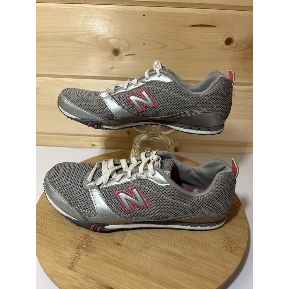 New Balance 460 Low Top Mesh Gray Pink  Athletic Shoes Women's Size 8.5B WA460SP